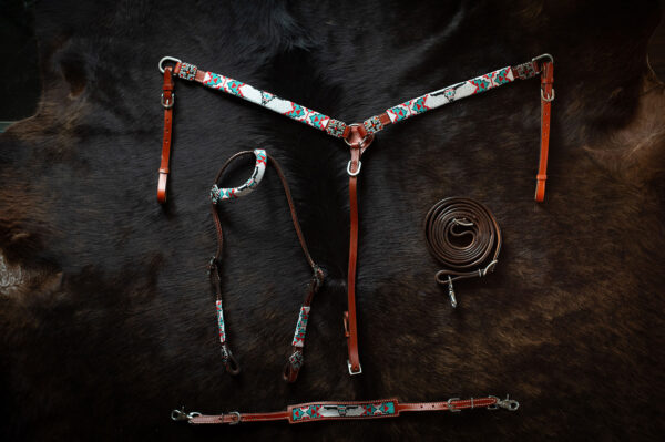 Western-Bundle Bling Bullshead white