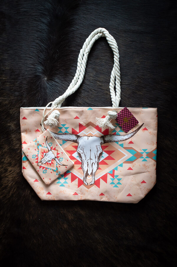 Desert Legacy Canvas-Schultertasche Bullshead