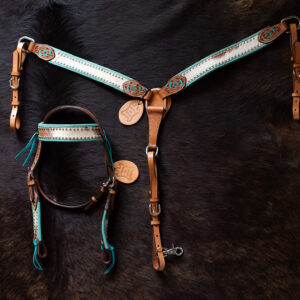 Pony Western-Bundle Turquoise Cowstyle