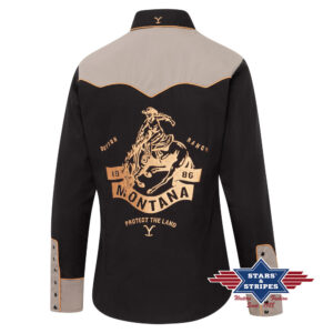 YELLOWSTONE Blouse Rodeo Cowgirl