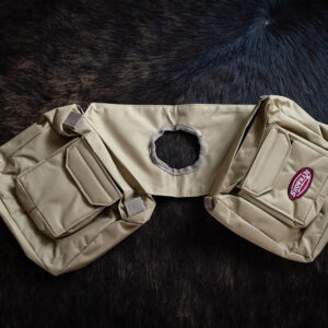 Sattelhorntasche Prärie schwarz oder beige